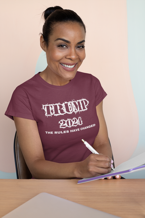T-Shirt Trump 2024. Trump supporter Tshirt i flertal färger.