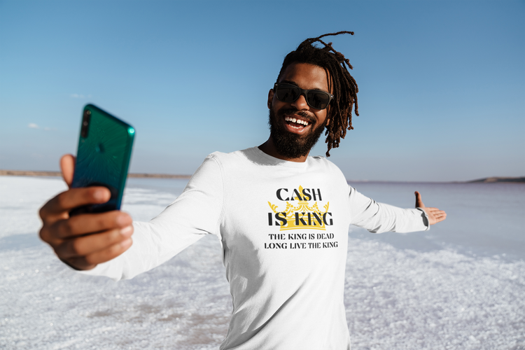 Cash Is King Tröja. Cash is king Long Sleeves. Long Sleeve Tshirt Cash is king