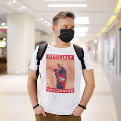 Vaccinerad T-Shirt Herr