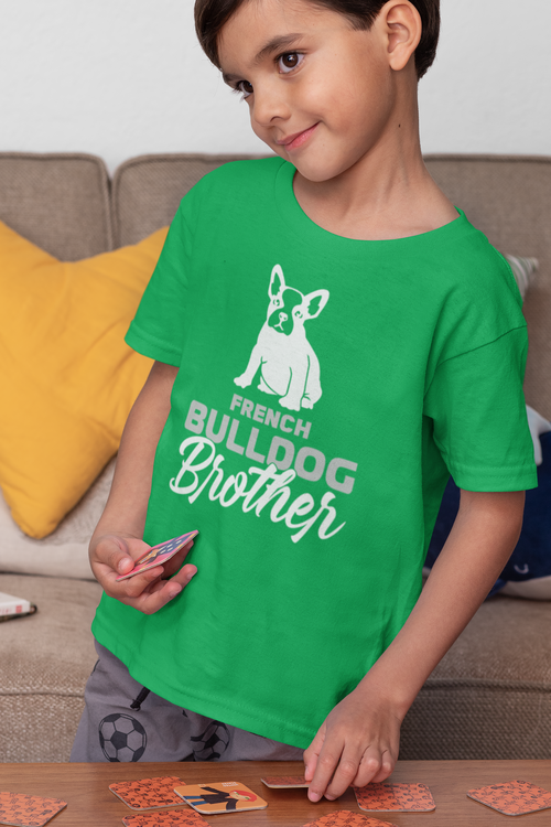 Fransk Bulldog Brother T-Shirt Barn