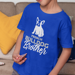 Fransk Bulldog Brother T-Shirt Barn