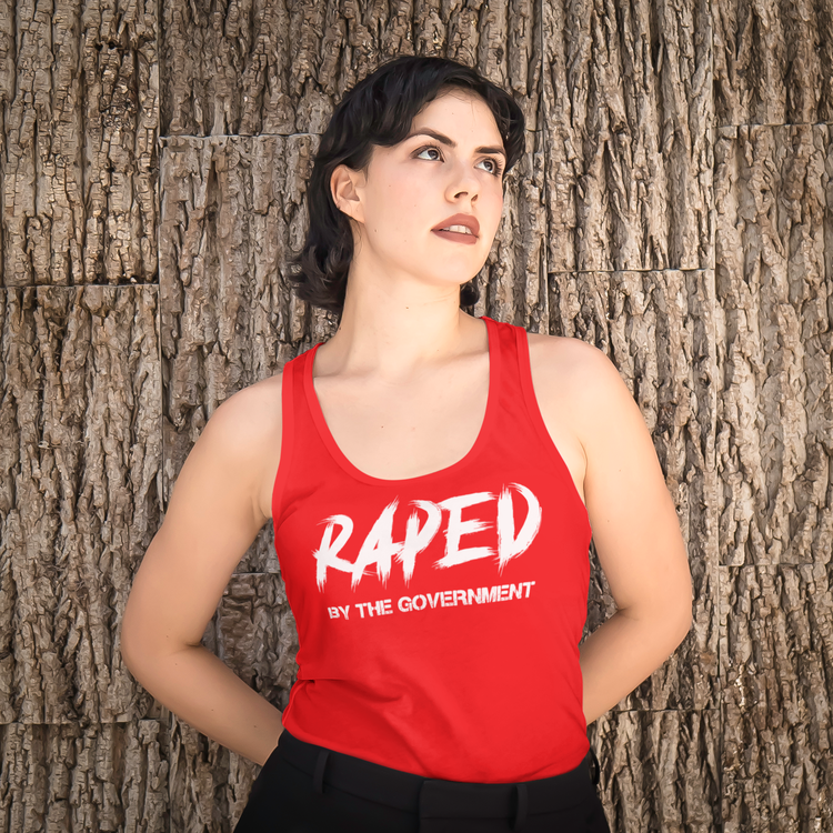 Raped By The Government Tank Top Dam