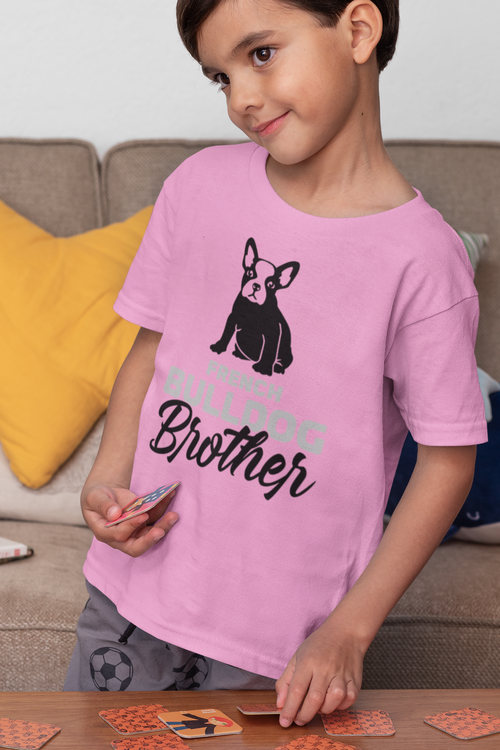 Fransk Bulldog Brother T-Shirt Barn