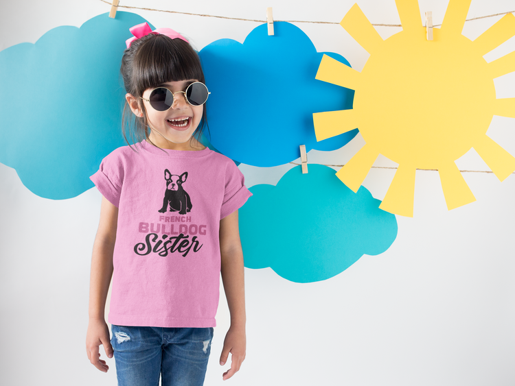 French Bulldog Sister T-Shirt Kids