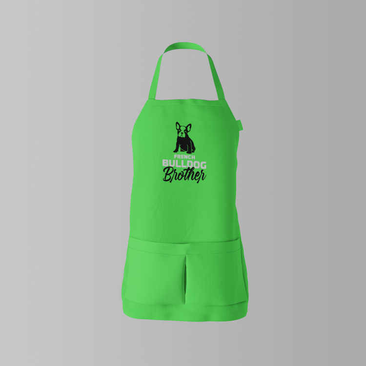 French Bulldog Brother Kids Apron