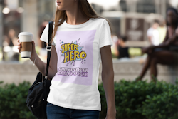 Girl Power Retro T-Shirt Dam