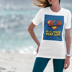 Mom - Super Hero T-Shirt Women