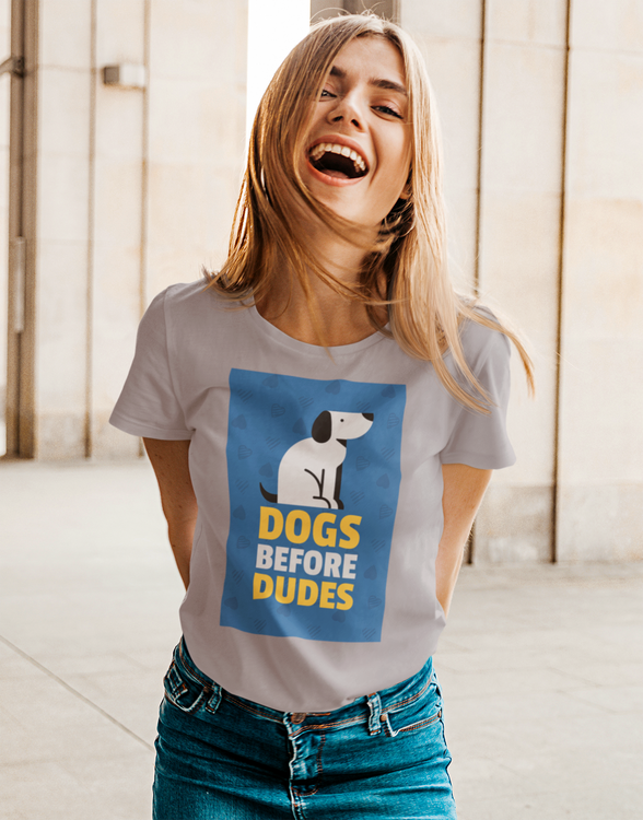 Dogs Before Dudes T-Shirt Dam