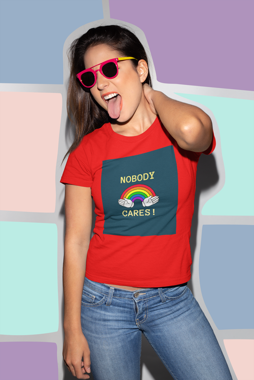 Nobody Cares T-Shirt Women