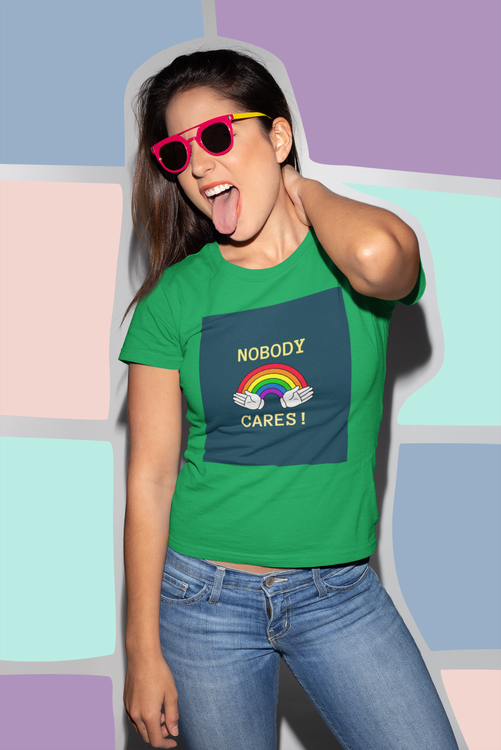 Nobody Cares T-Shirt Women