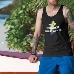 Make Sweden Great Again Tank Top Men