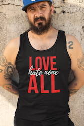 Loce All Hate None Tank Top Herr