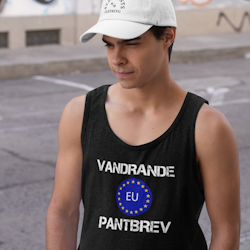 Vandrande Pantbrev Tank Top Herr