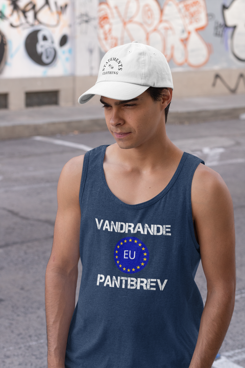 Vandrande Pantbrev Tank Top Men