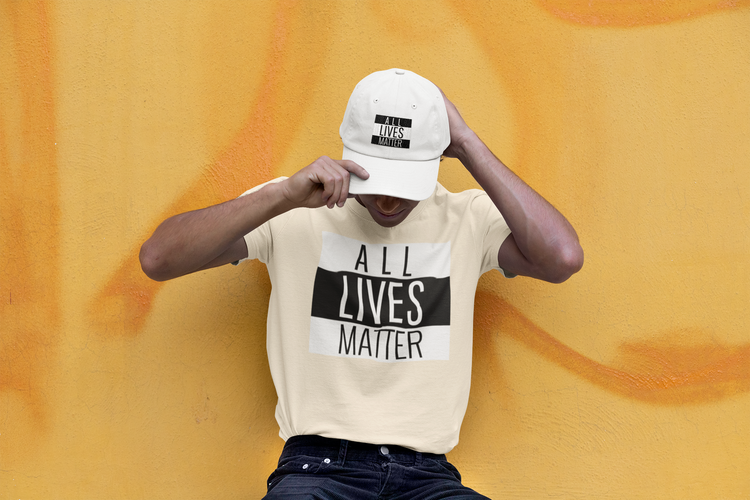 Herr tröja med text All Lives Matter