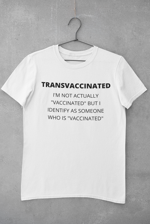 Transvaccinated, Vaccinerad, Corona,Coronavirus, Covid19, FOHM, Herr Tshirt S-5XL