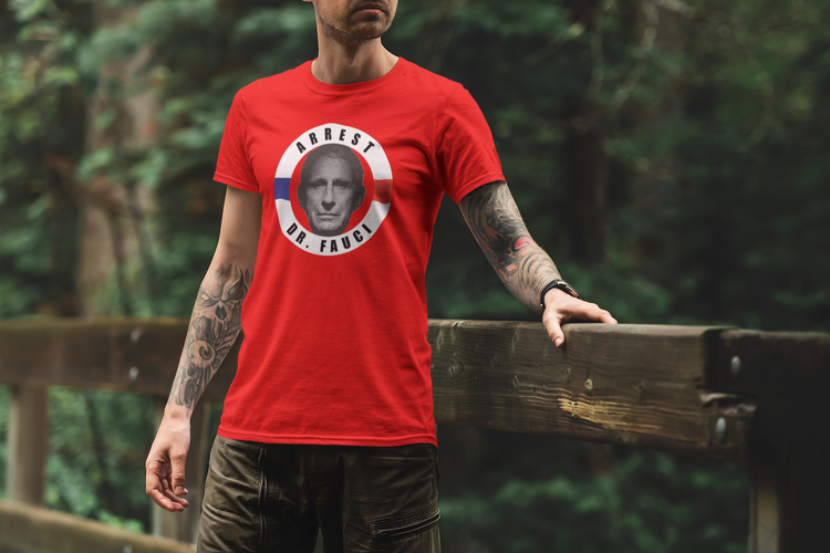 Arrest Dr.Fauci T-Shirt Herr