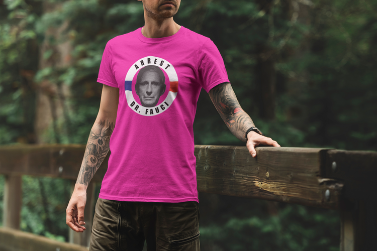 Arrest Dr.Fauci T-Shirt Herr