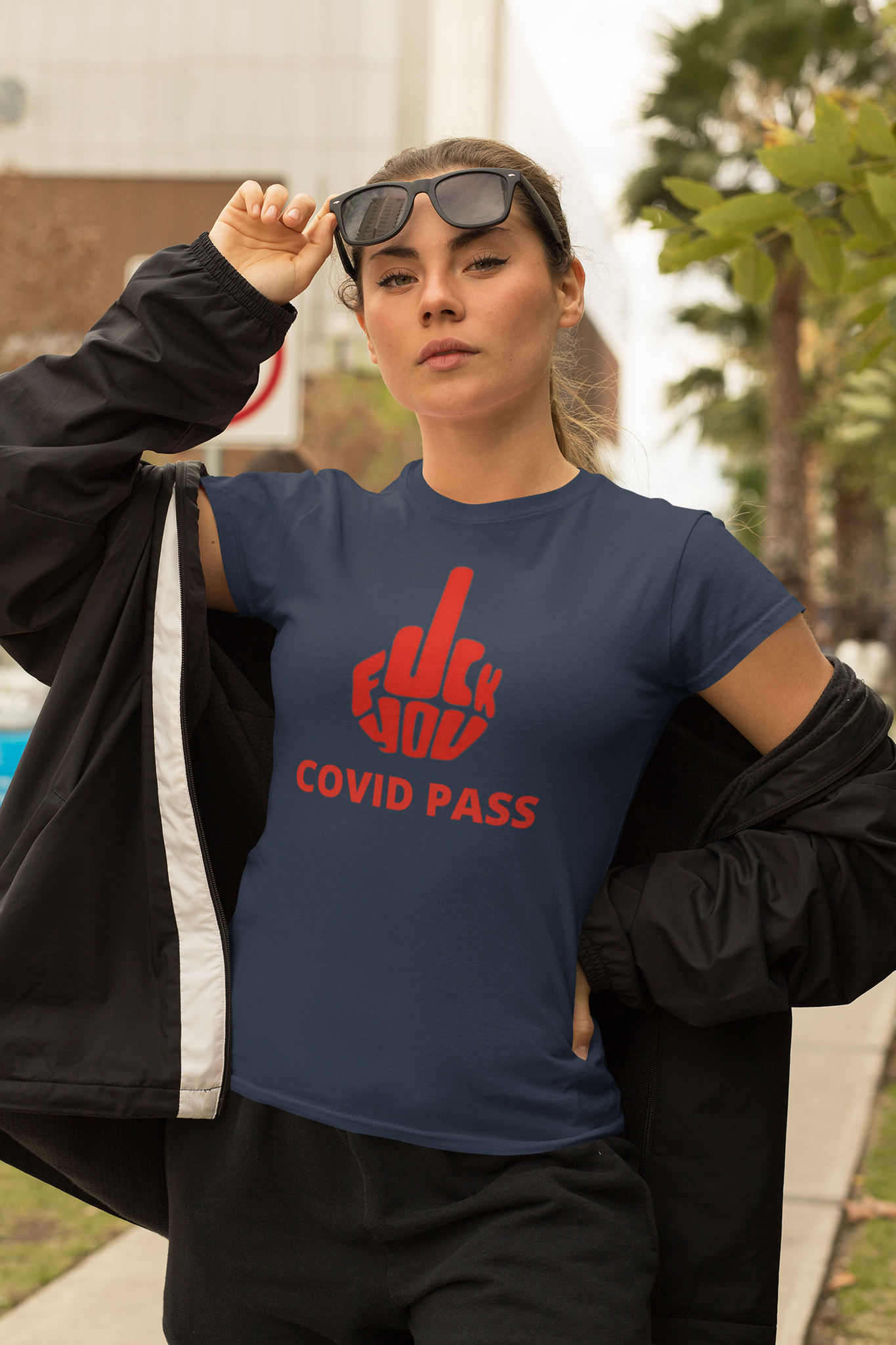 Covid Pass T-Shirt Dam