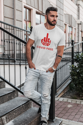 Covid Pass T-Shirt Herr