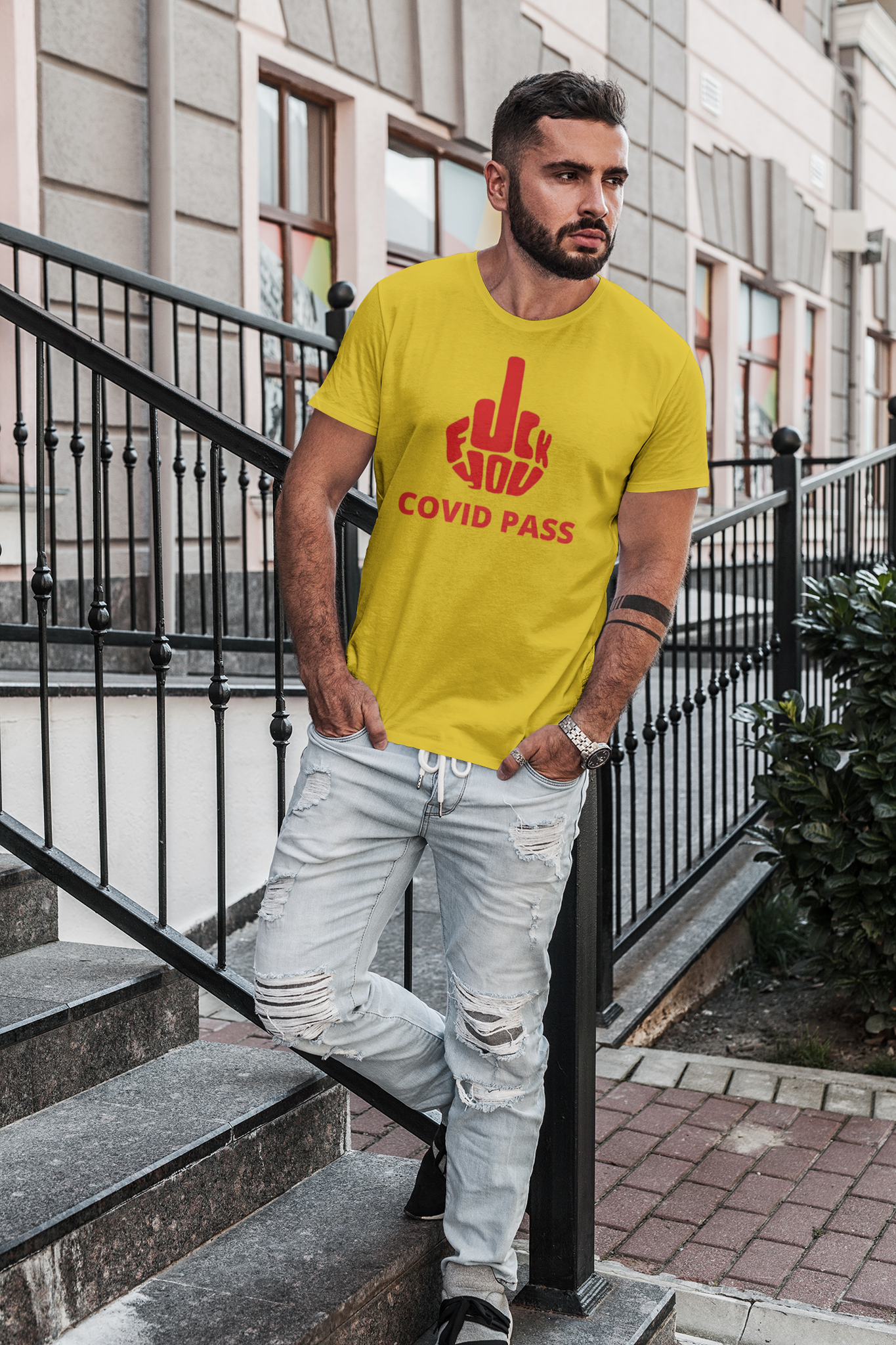 Covid Pass T-Shirt Men