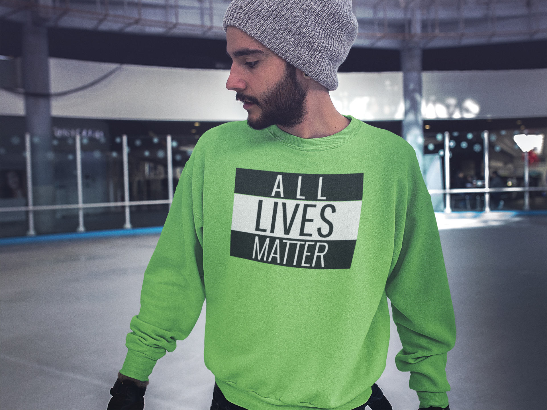 All Lives Matter tröja, Tröjor med kaxiga tryck & Motiv. Sweatshirt med tryck