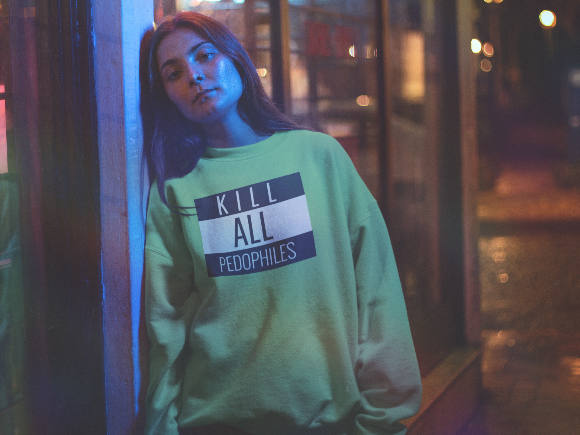 Unisex Sweatshirts Kill All Pedophiles, Centerpartiet, Federleygate, 2forty2, Kill Your Local Pedophile