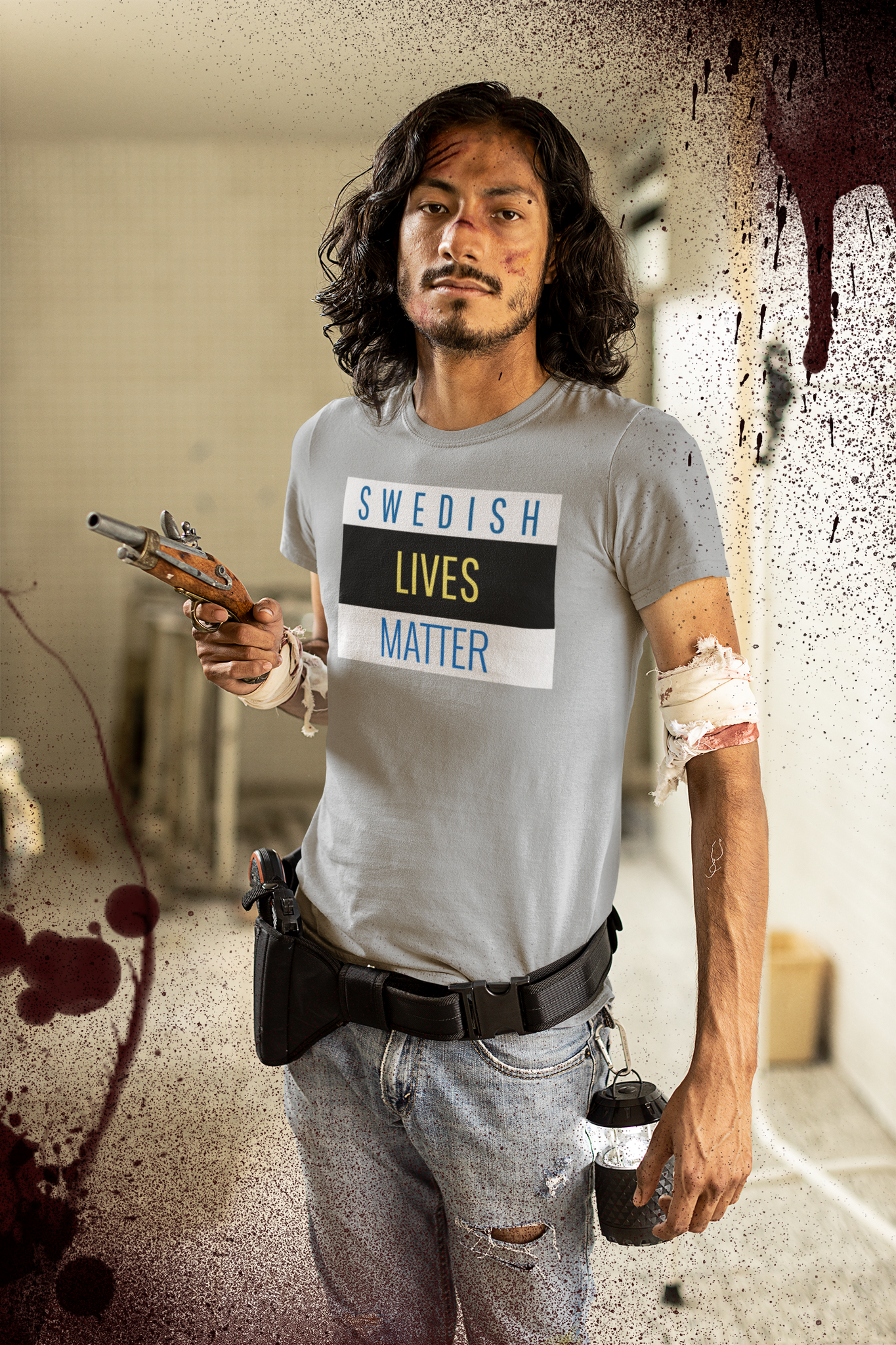 Swedish Lives Matter T-Shirt Herr