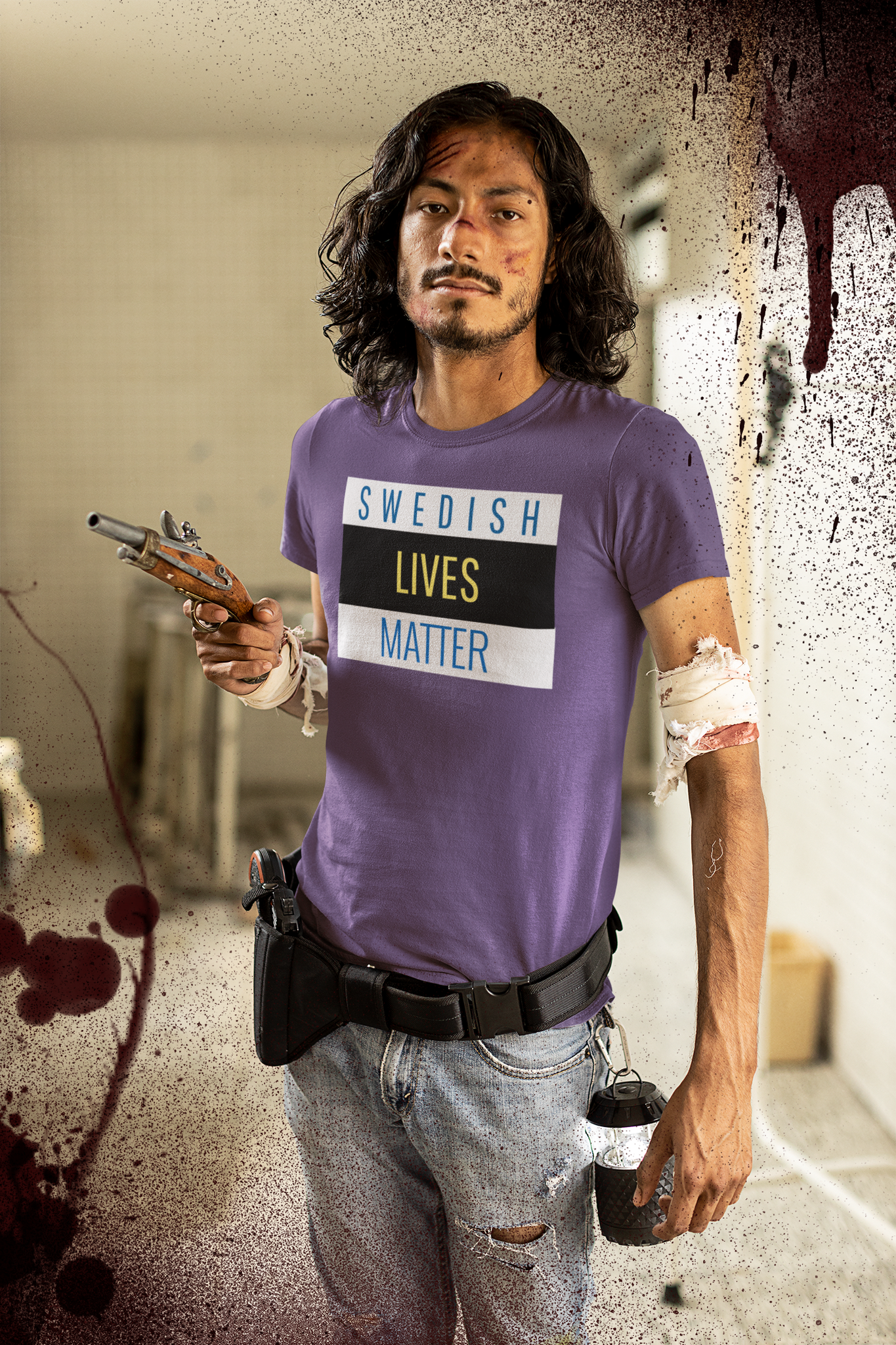 Swedish Lives Matter T-Shirt Herr