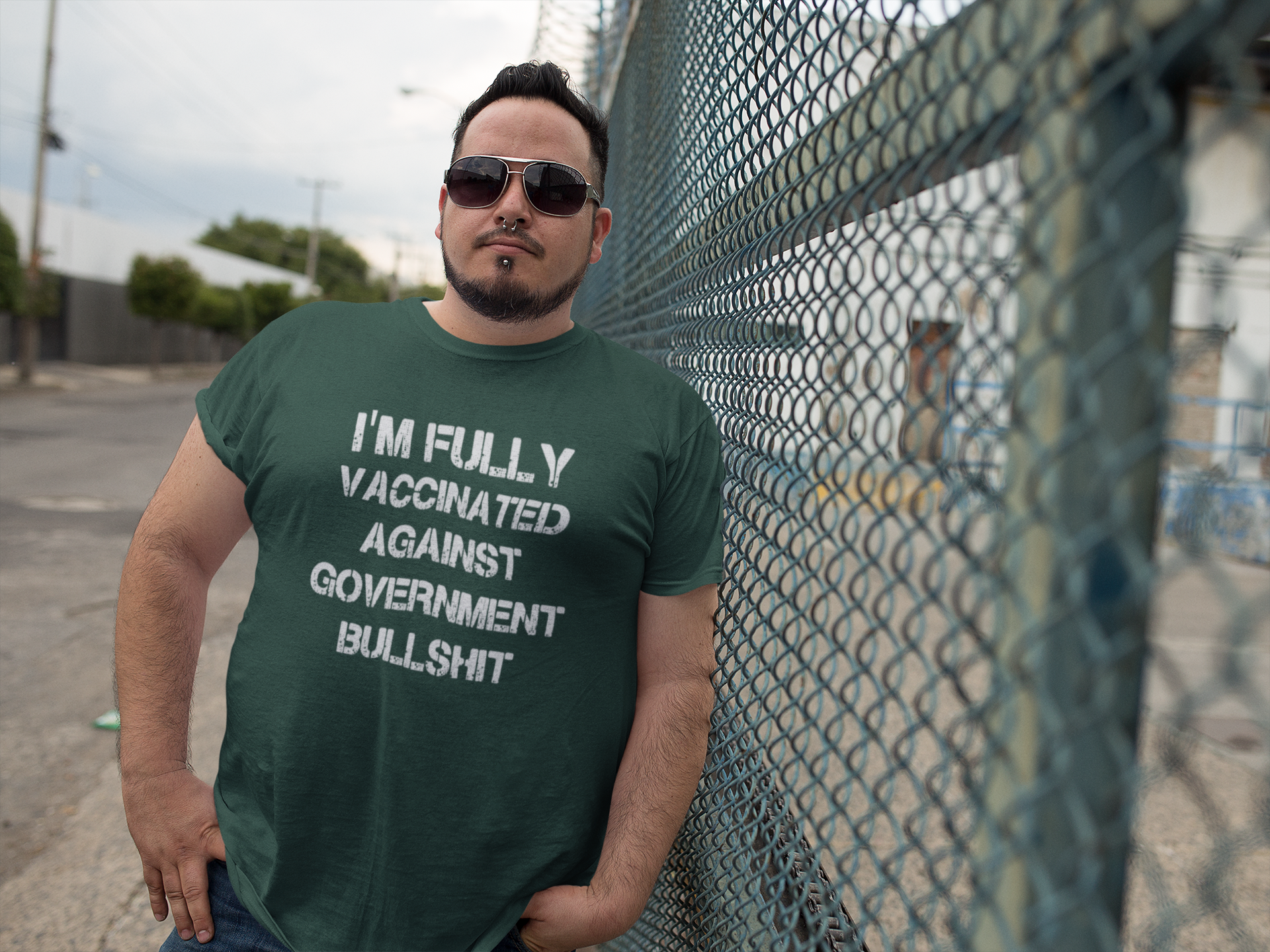 A must have T-Shirt for those who had enough! I'm Fully Vaccinated Against Government Bullshit
