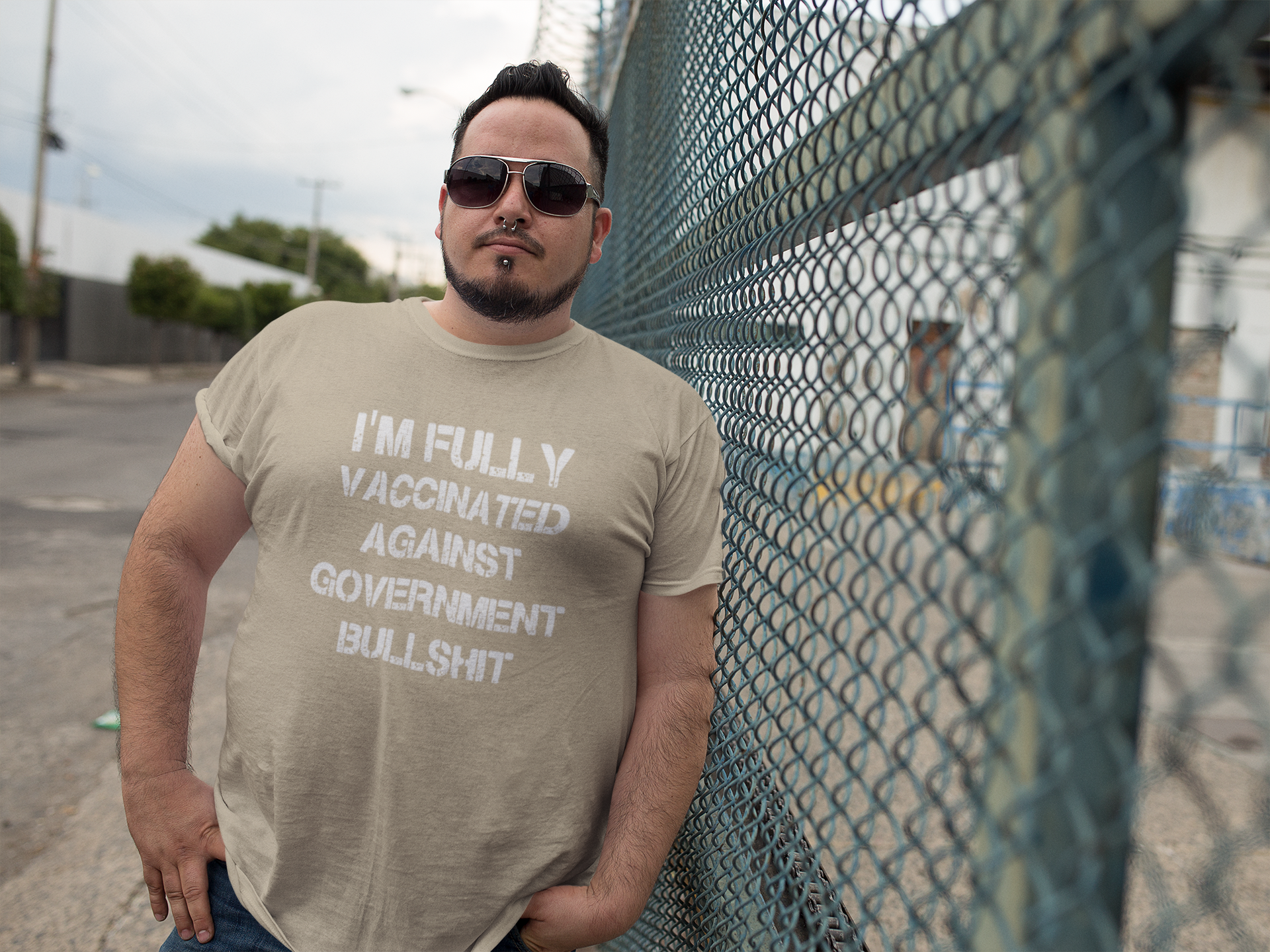 I'm Fully Vaccinated Against Government Bullshit T-Shirt