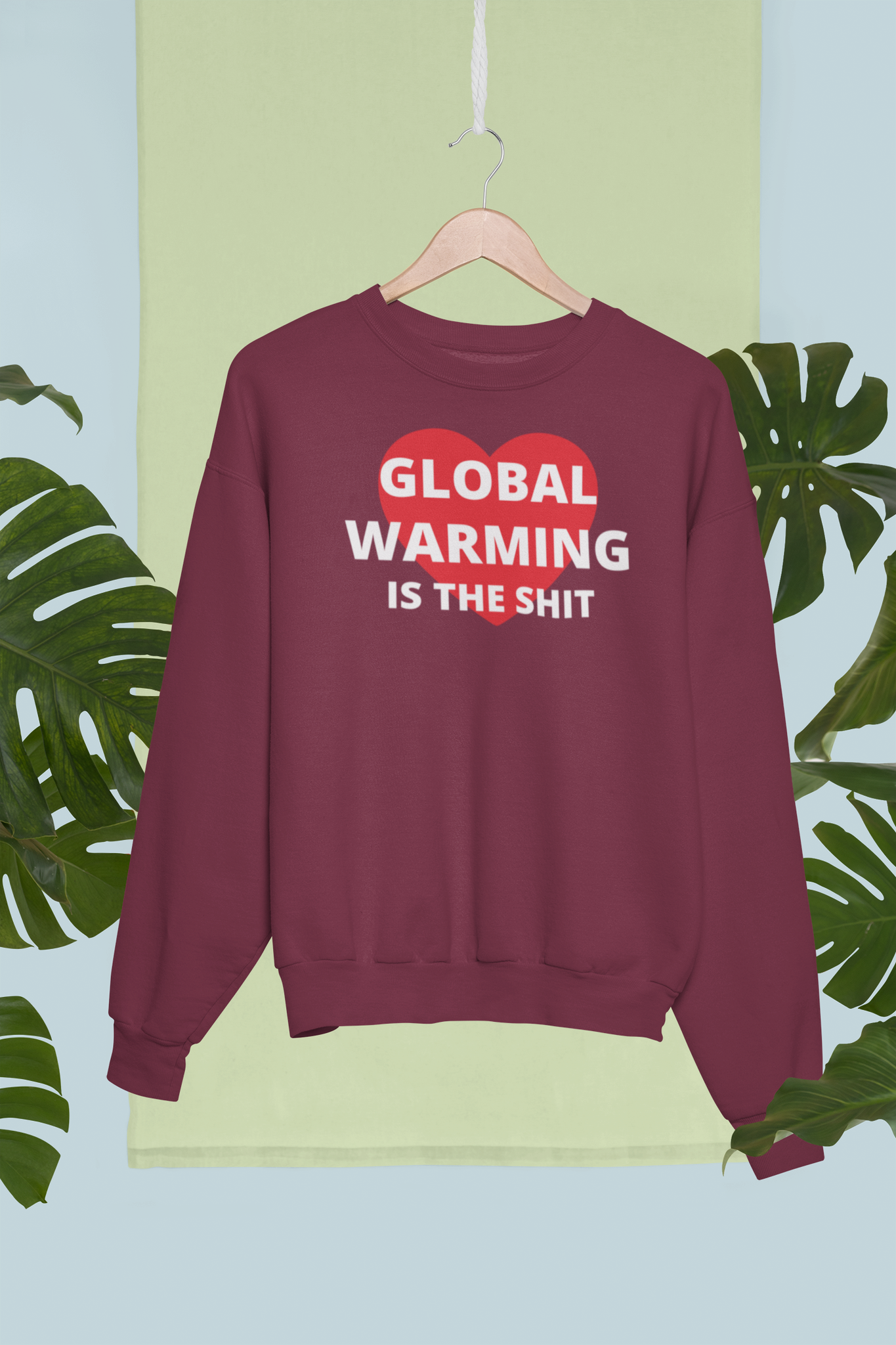 Global Warming Sweatshirt Unisex, Klimatförnekare
