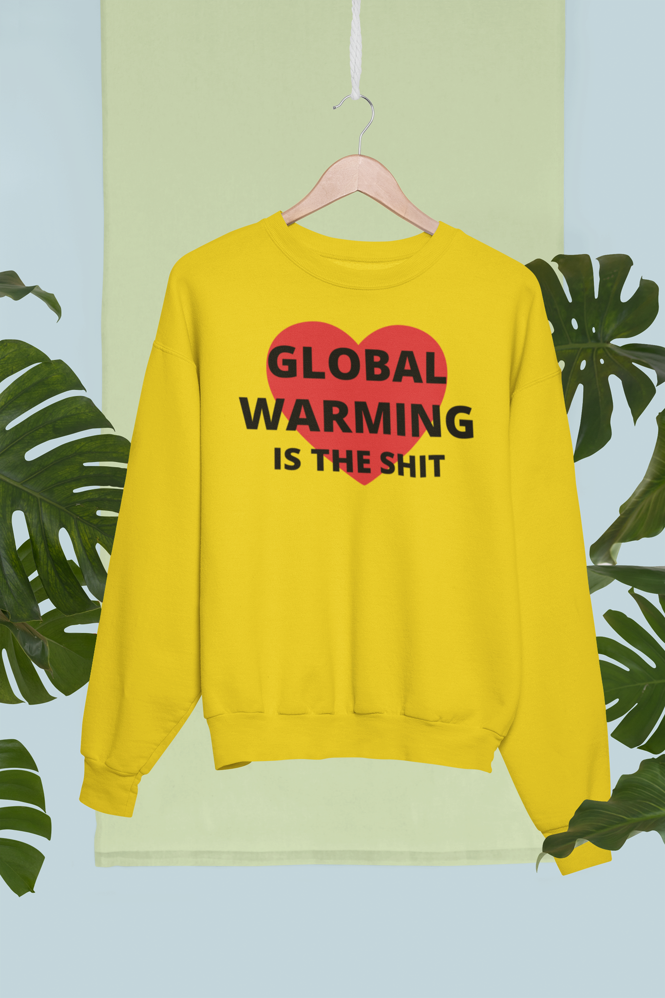 Global Uppvärming, Skrämselpropaganda, Sweatshirt Unisex Global Warming