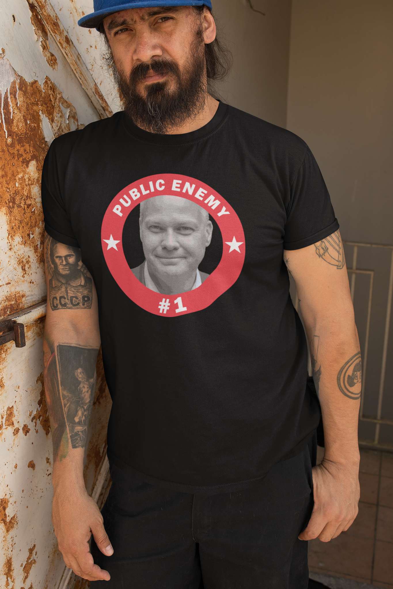 Morgan Public Enemy #1 T-Shirt Herr