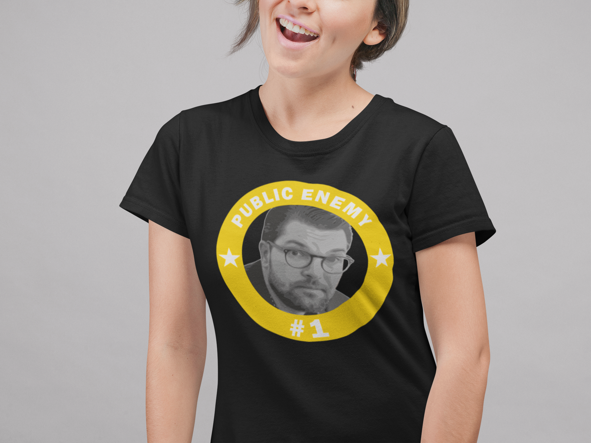 Åkesson,Public Enemy #1 T-Shirt Dam - Statements Clothing