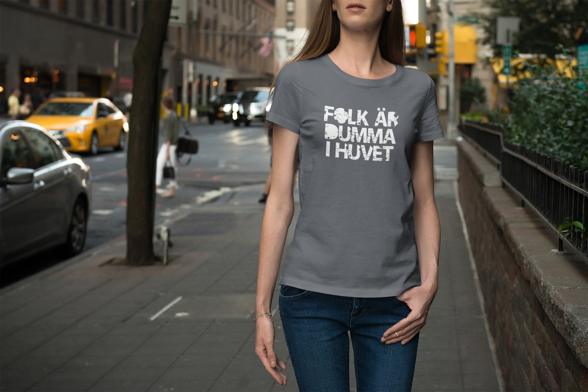 Dumma i huvet T-Shirt Dam