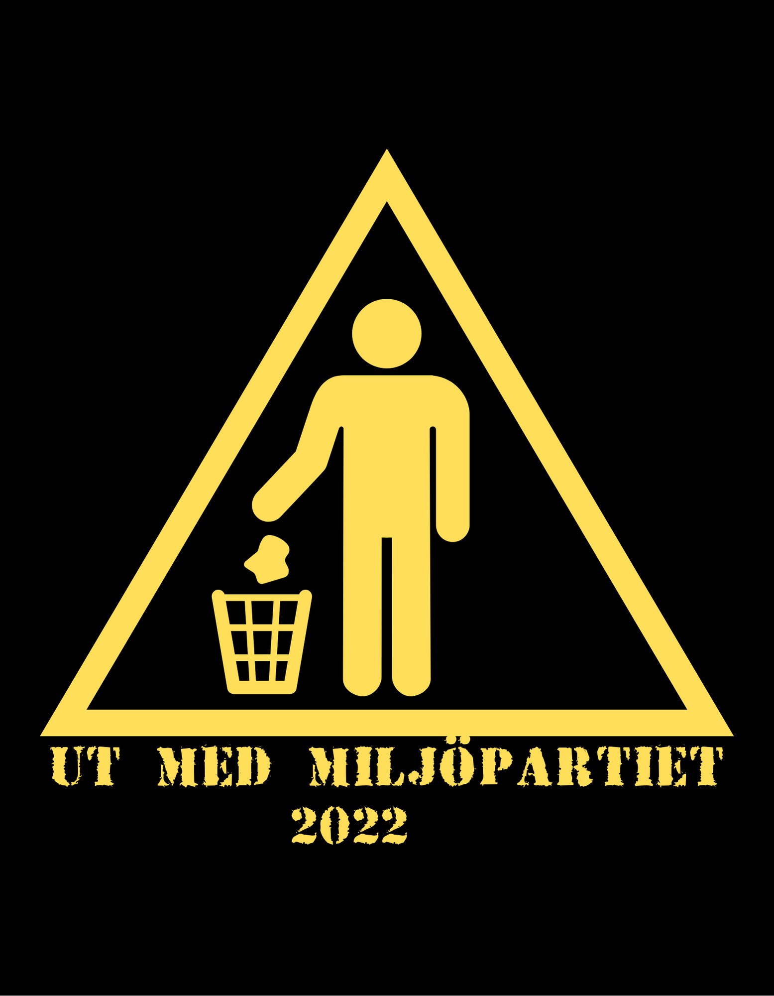 Ut Med Miljöpartiet 2022  T-Shirt Dam