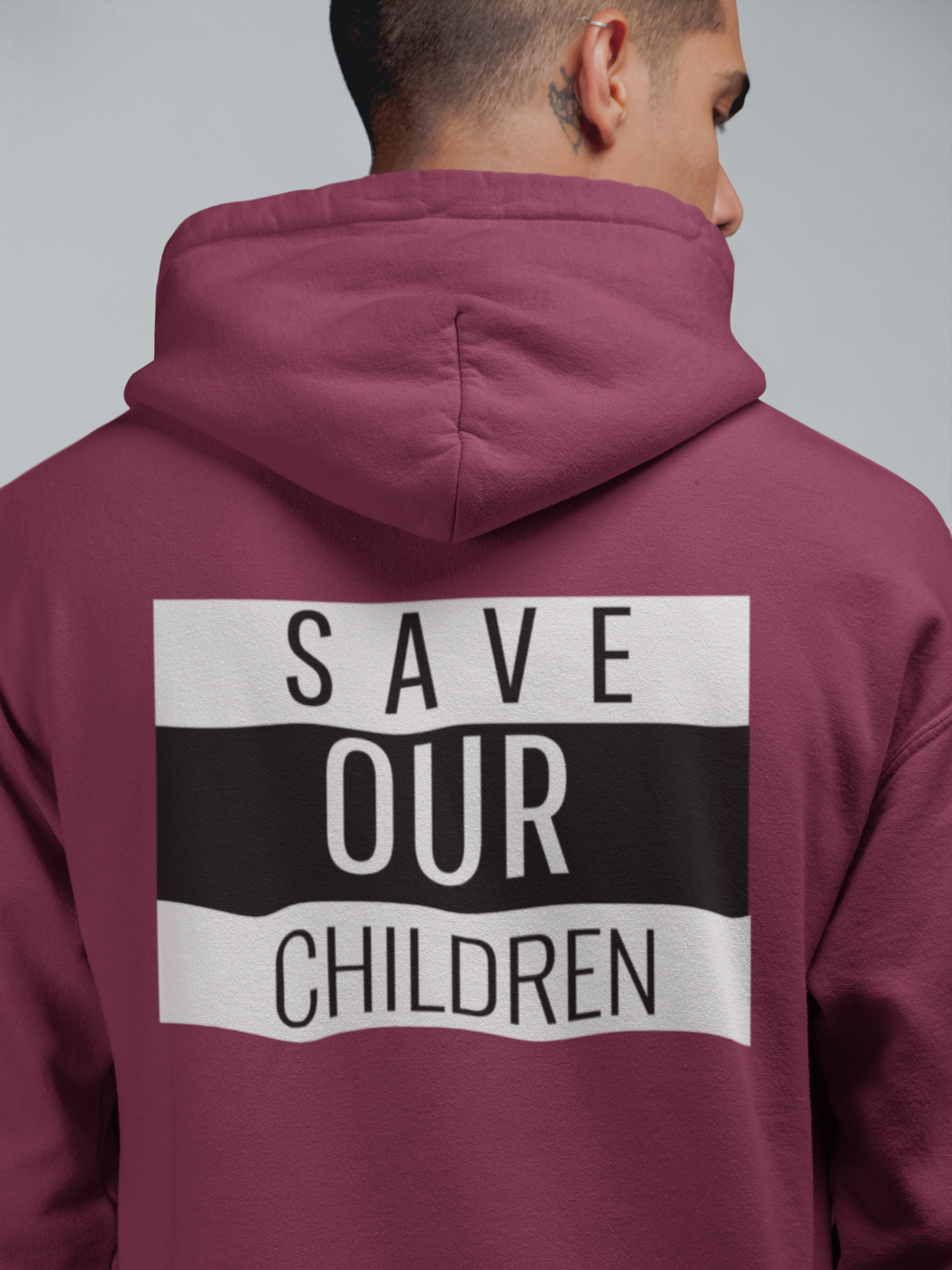 Save Our Children Hoodie Men