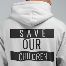 Save Our Children (Back) Hoodie Herr