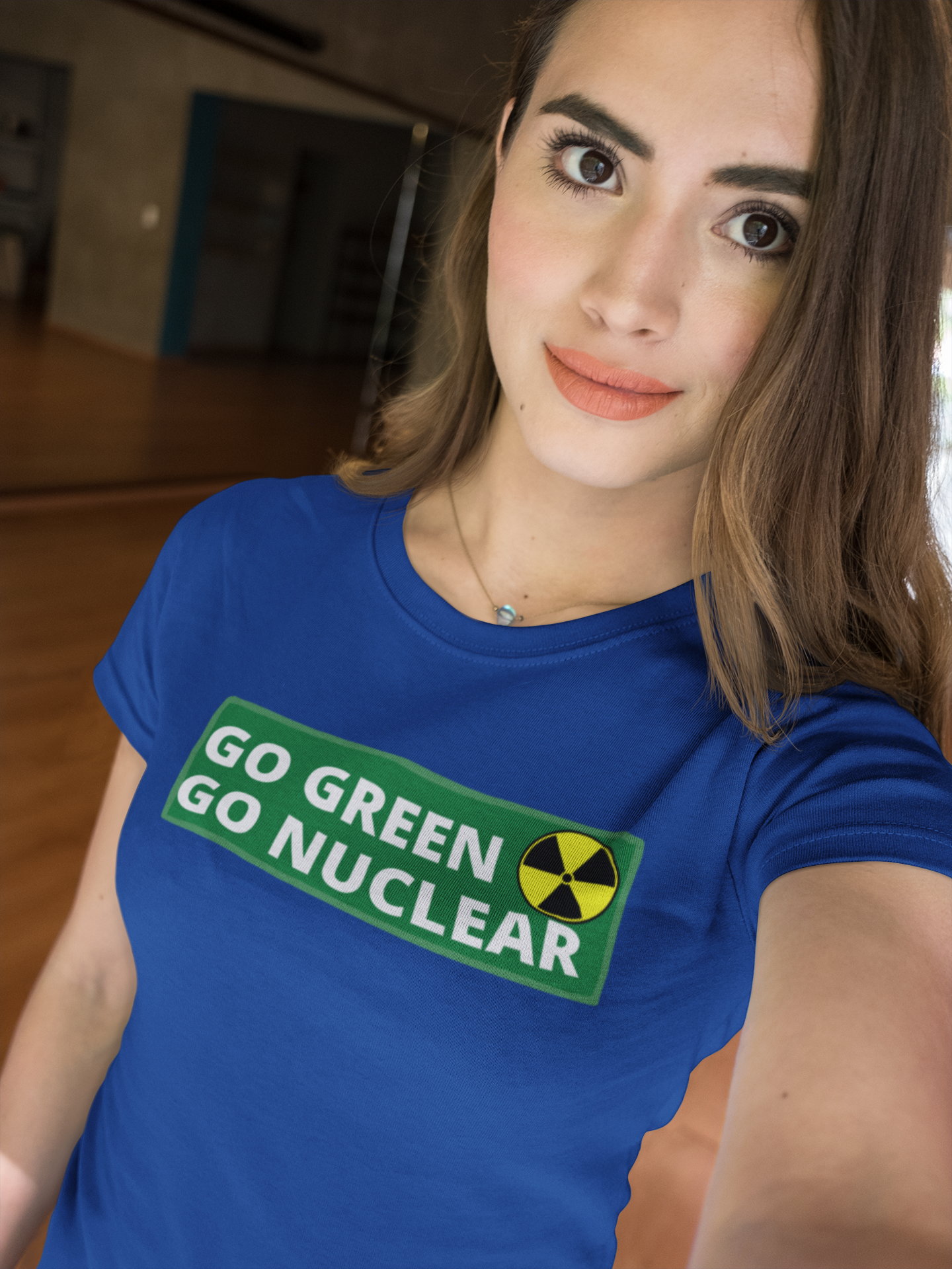 Dam T-Shirt i flera färger & storlekar. Vi som väljer svensk kärnkraft