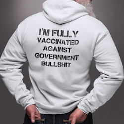I'm Fully Vaccinated (Back) Hoodie Herr
