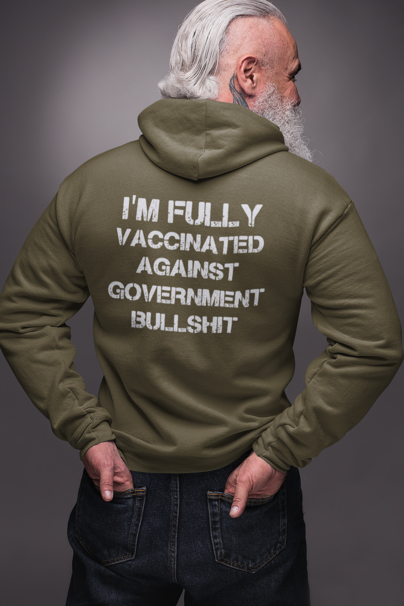 I'm Fully Vaccinated Hoodie Herr