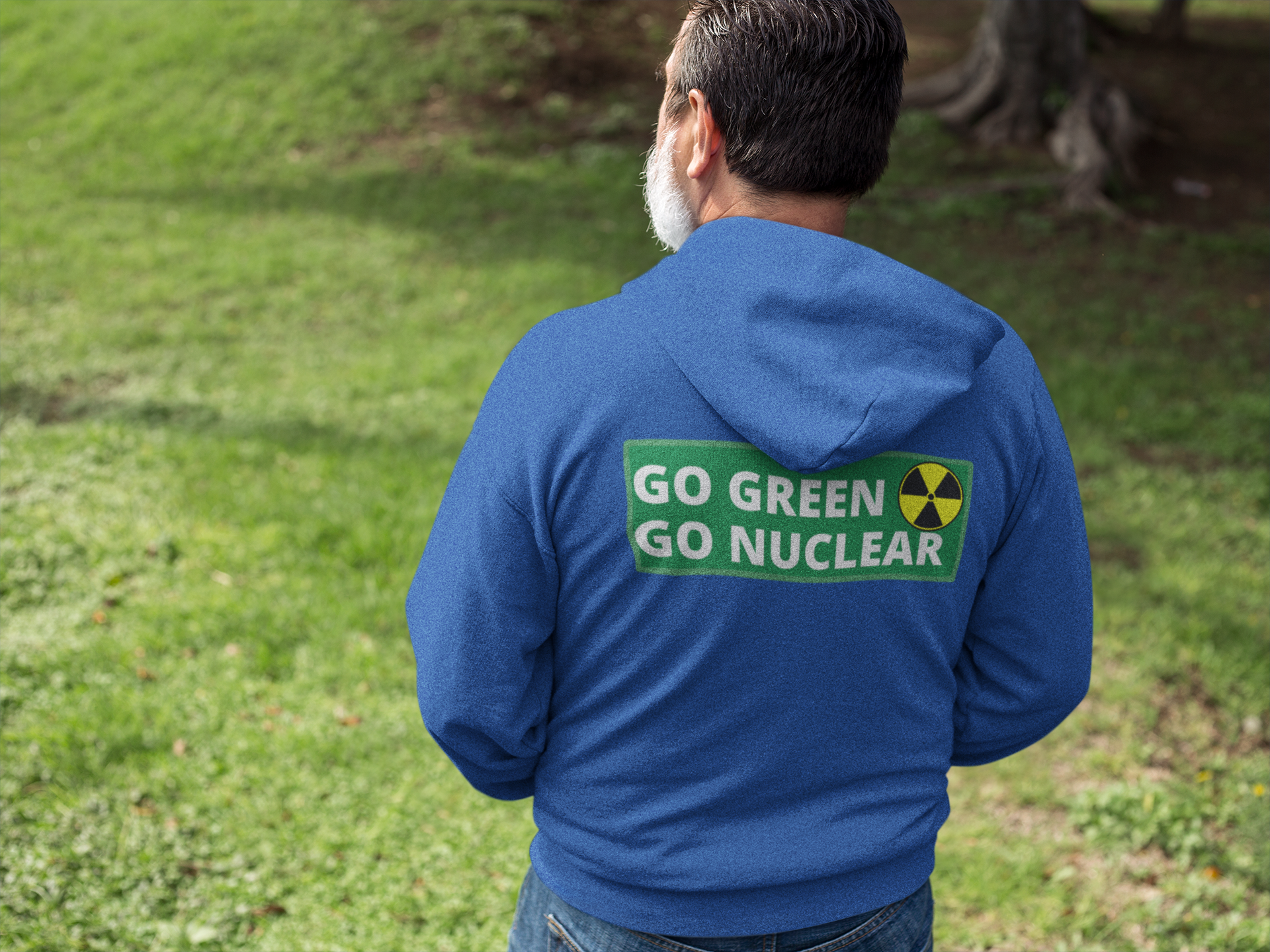 Go Green Go Nuclear Hoodie Herr