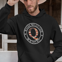 Q USA Hoodie Men