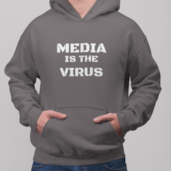 Media Is The Virus Hoodie Herr