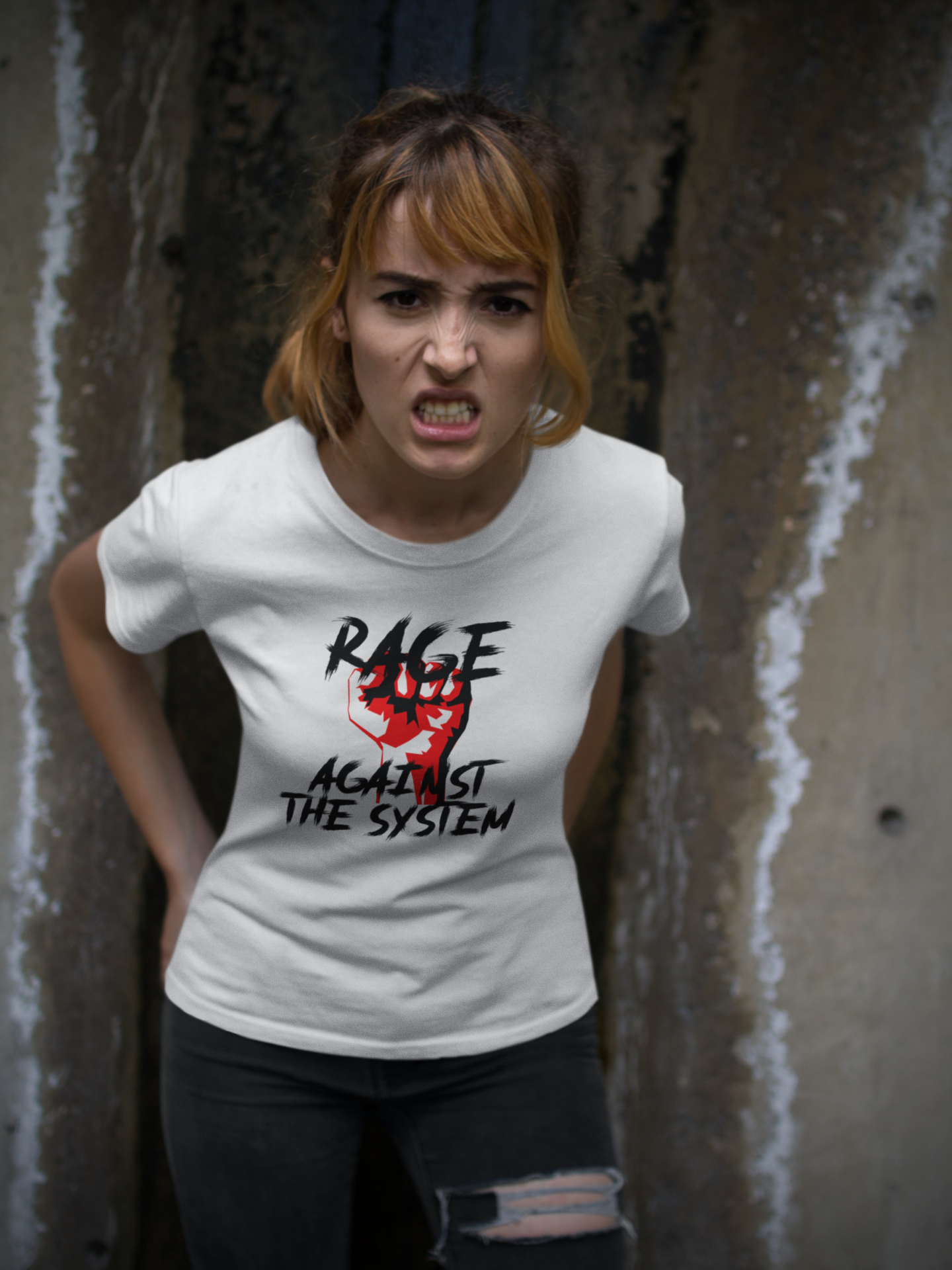 Rage Against The System T-Shirt dam. Flera färger.