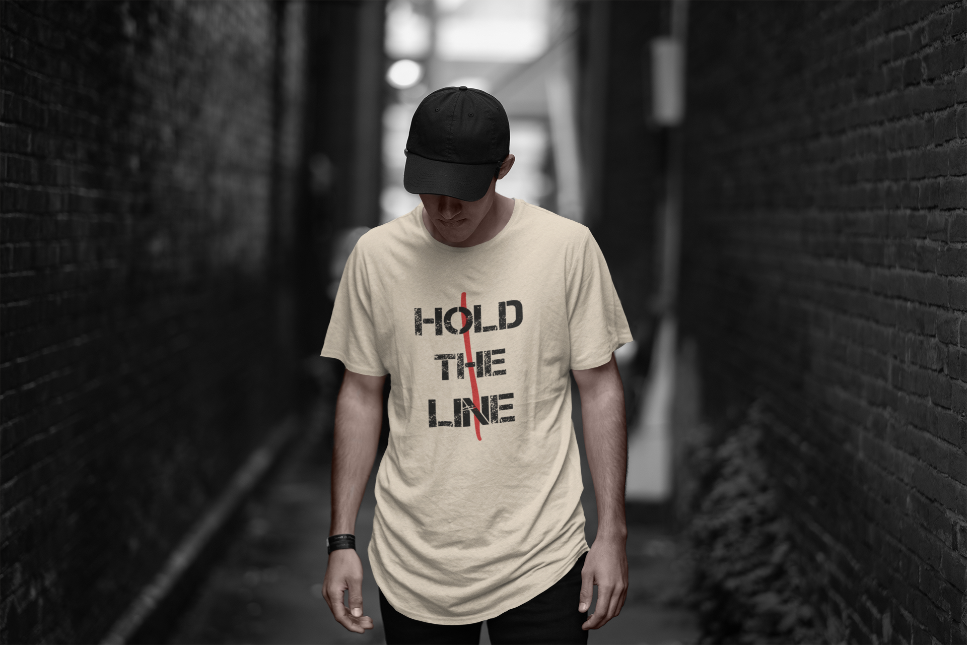 Hold The Line T-Shirt Men