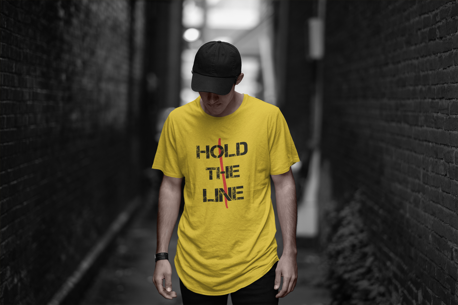 Hold The Line T-Shirt Herr