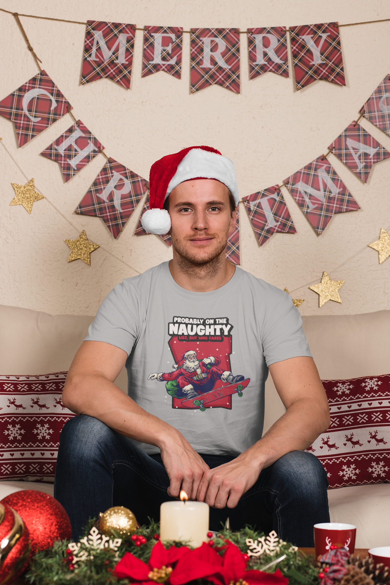 En T-Shirt för Jul? Vi har de coolaste & roligaste Jul T-Shirts för män. Jul