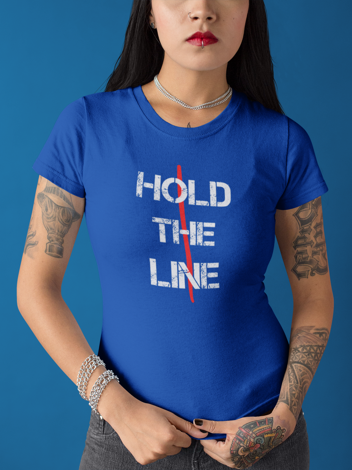 Hold The Line T-Shirt Women